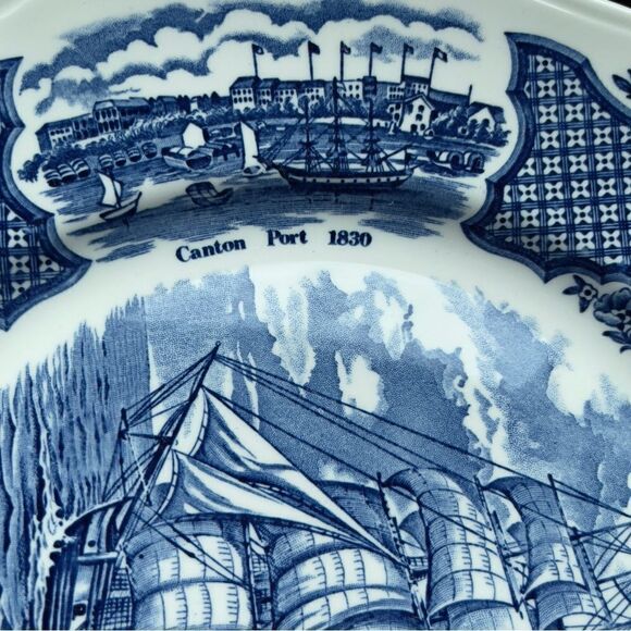 Alfred Meakin 1970’s Friendship of Salem Fair Winds Collectible Plate 10.5” #5 - Picture 10 of 16